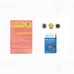 Bbetter Milk Thistle With Dandelion & Vitamin E Capsule 60