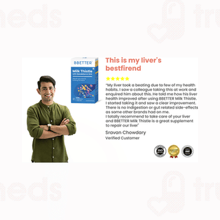 Bbetter Milk Thistle With Dandelion & Vitamin E Capsule 60