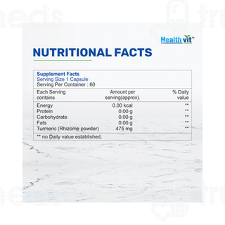 Healthvit Curcumin Capsule 60
