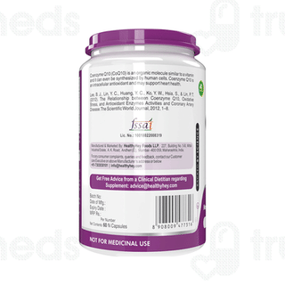 Healthy Hey Nutrition Coq 10 + Bioperine 125mg Vegetable Capsule 60
