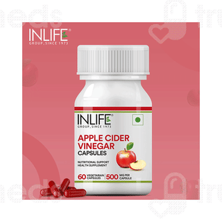 Inlife Apple Cider Vinegar Vegetarian Capsule 60