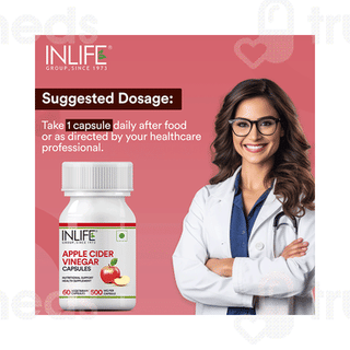 Inlife Apple Cider Vinegar Vegetarian Capsule 60