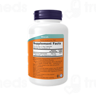 Now Magnesium Citrate Veg Capsule 240