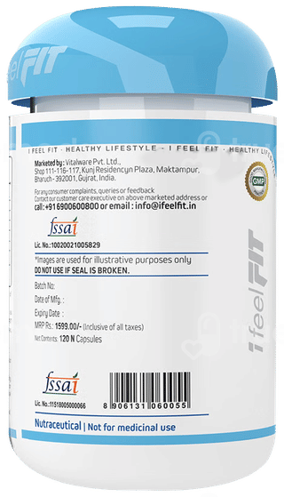 I Feel Fit Calcium+ Magnesium + Vitamin D3 + K2 7 Capsule 120