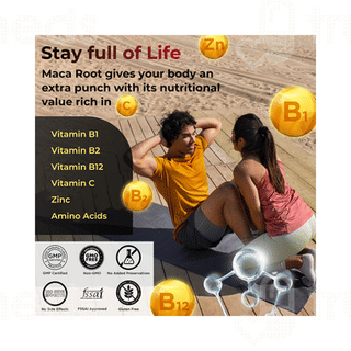 Health Veda Organics Maca Root Capsule 60