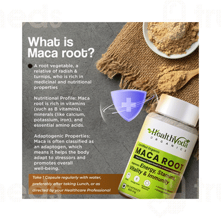 Health Veda Organics Maca Root Capsule 60
