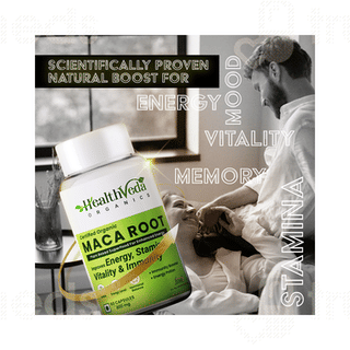 Health Veda Organics Maca Root Capsule 60