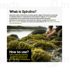 Health Veda Organics Spirulina 2000mg Capsule 120