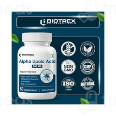 Biotrex Alpha Lipoic Acid 300mg Capsule 60
