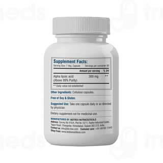 Biotrex Alpha Lipoic Acid 300mg Capsule 60
