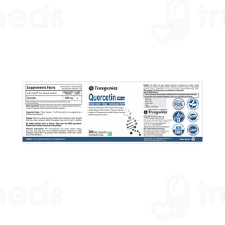 Trexgenics Quercetin 500mg Capsule 30