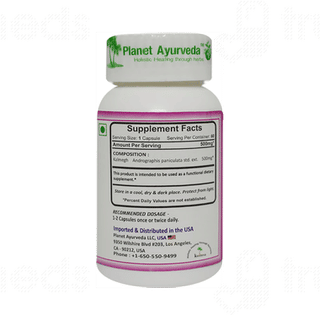 Planet Ayurveda Indian Echinacea Capsule 60