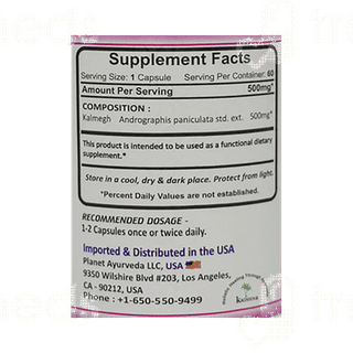 Planet Ayurveda Indian Echinacea Capsule 60