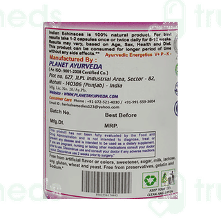 Planet Ayurveda Indian Echinacea Capsule 60