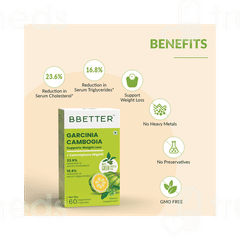Bbetter Garcinia Cambogia Vegetarian Capsule 60
