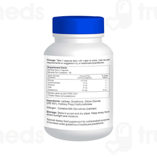 Healthvit Glutathione Reduced 50mg Capsule 60
