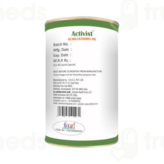 Activist Seabuckthorn Oil Liquid Capsule 60