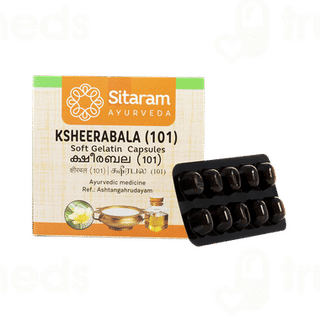 Sitaram Ayurveda Ksheerabala 101 Soft Gelatin Capsule 100