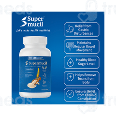 Supermucil Psyllium Fiber Capsule 120