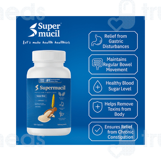 Supermucil Psyllium Fiber Capsule 120