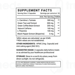 Inlife Fat Burner Vegetarian Capsule 60