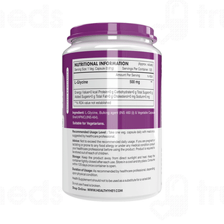 Healthy Hey Nutrition L Glycine Vegetable Capsule 120