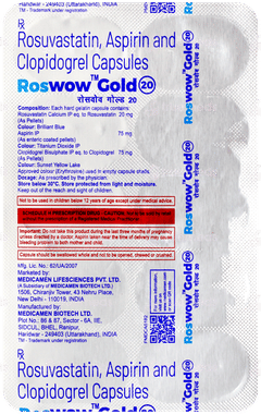 Roswow Gold 20 Capsule 10 Roswow Gold 20 Capsule 10