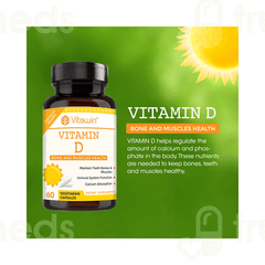 Vitawin Vitamin D Vegetarian Capsule 60