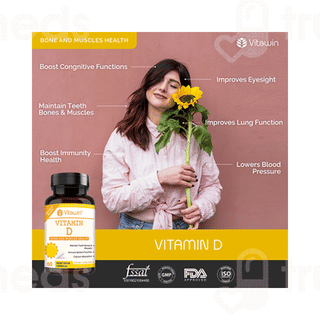 Vitawin Vitamin D Vegetarian Capsule 60