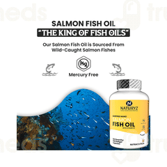 Naturyz Burpfree Nano Salmon Fish Oil With Vitamin D3 Capsule 50