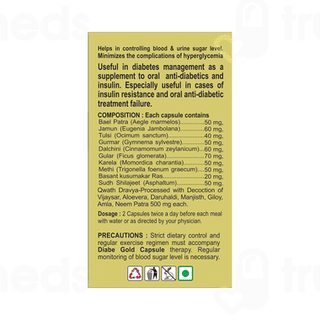 Basic Ayurveda Diabe Gold Capsule 40