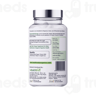 Health Veda Organics Apple Cider Vinegar Capsule 60