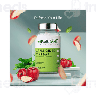 Health Veda Organics Apple Cider Vinegar Capsule 60