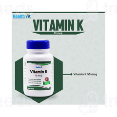 Healthvit Vitamin K 55mcg Capsule 60
