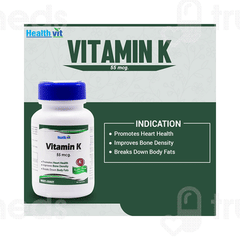 Healthvit Vitamin K 55mcg Capsule 60