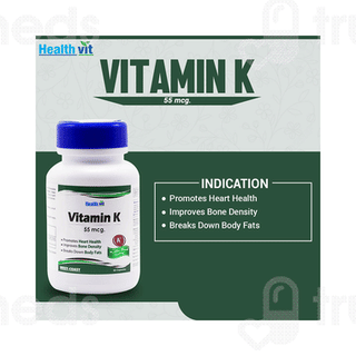 Healthvit Vitamin K 55mcg Capsule 60