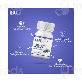 Inlife Grape Seed Extract Vegetarian Capsule 60