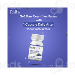 Inlife Grape Seed Extract Vegetarian Capsule 60 Inlife Grape Seed Extract Vegetarian Capsule 60