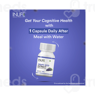 Inlife Grape Seed Extract Vegetarian Capsule 60