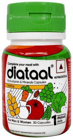 Diataal Nutripop Multivitamin Hair & Skin Energy & Immunity For Fitness & Wellness 30 Capsules