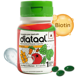Diataal Nutripop Multivitamin Hair & Skin Energy & Immunity For Fitness & Wellness 30 Capsules