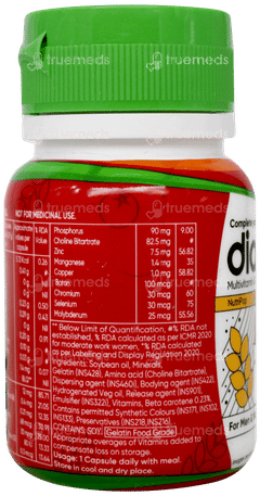 Diataal Nutripop Multivitamin Hair & Skin Energy & Immunity For Fitness & Wellness 30 Capsules