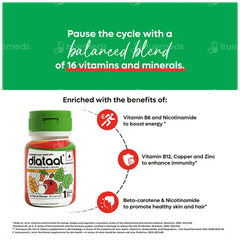 Diataal Nutripop Multivitamin Hair & Skin Energy & Immunity For Fitness & Wellness 30 Capsules