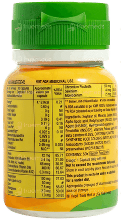 Diataal-d Multivitamin Vit. D & Ala Sustained Energy Heart Health For Men & Women Capsule 30