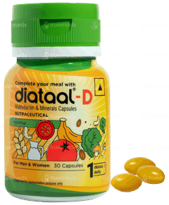 Diataal-d Multivitamin Vit. D & Ala Sustained Energy Heart Health For Men & Women Capsule 30
