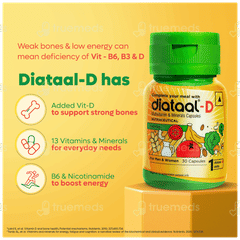 Diataal-d Multivitamin Vit. D & Ala Sustained Energy Heart Health For Men & Women Capsule 30