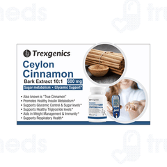 Trexgenics Ceylon Cinnamon 600mg Veg Capsule 60
