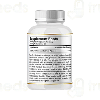Nutrafirst Apple Cider Vinegar 500mg Capsule 60