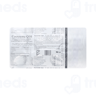 Physiovits Q10 Coenzyme Q10 Capsule 10