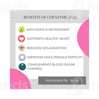 Physiovits Q10 Coenzyme Q10 Capsule 10